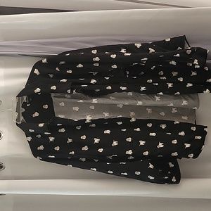 Torrid button down dog print shirt